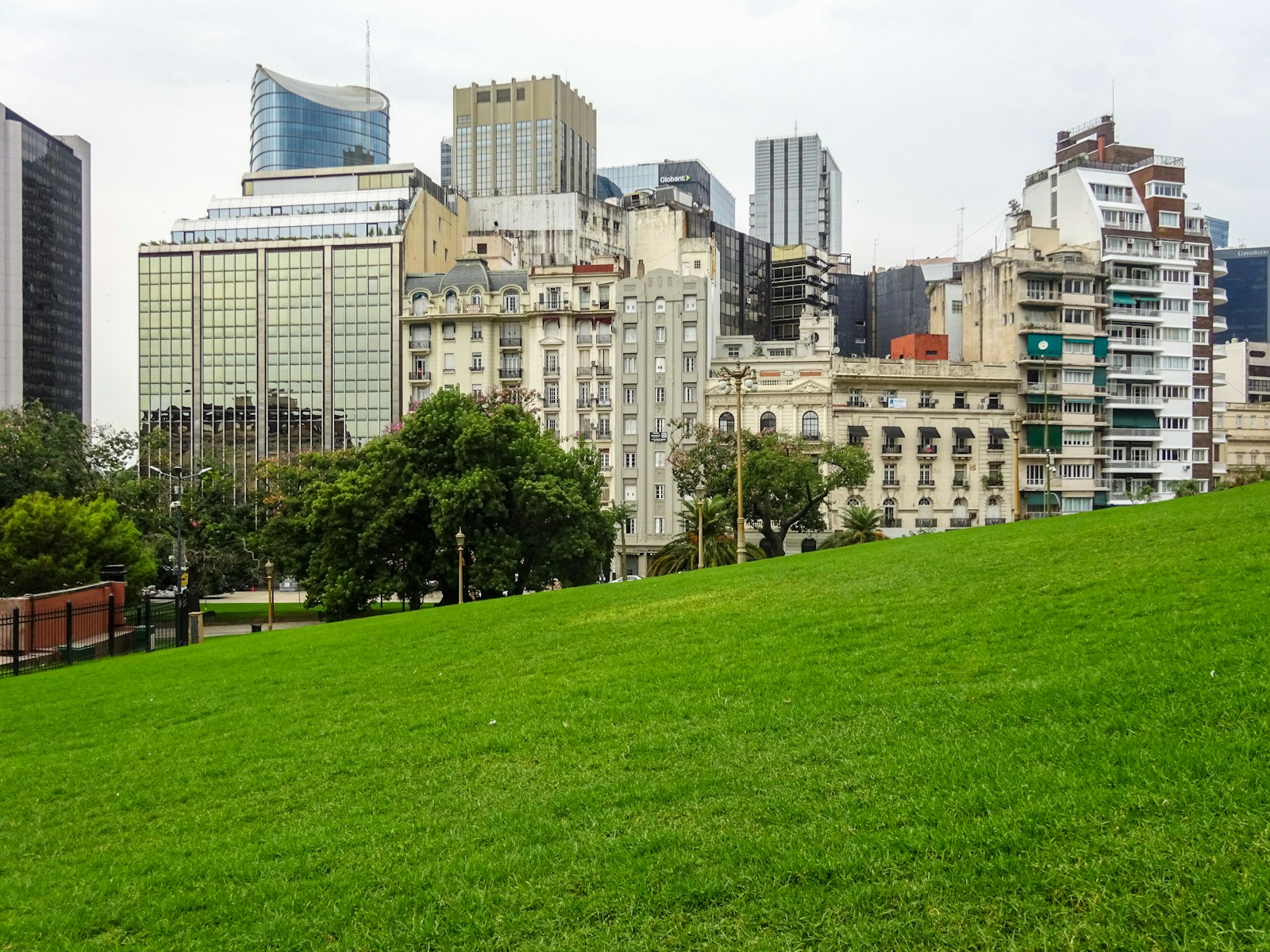 Buenos Aires skyline with high-rise residential buildings
